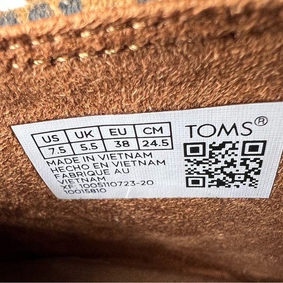 TOMS - Womens Kala Bootie, Size: 7.5 B(M) Color: Tan Mini Cheetah Suede - NWT - Picture 4 of 14